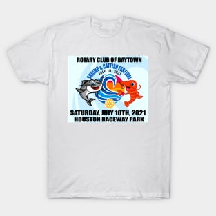 graphic shrimp and catfishhouston racerway T-Shirt